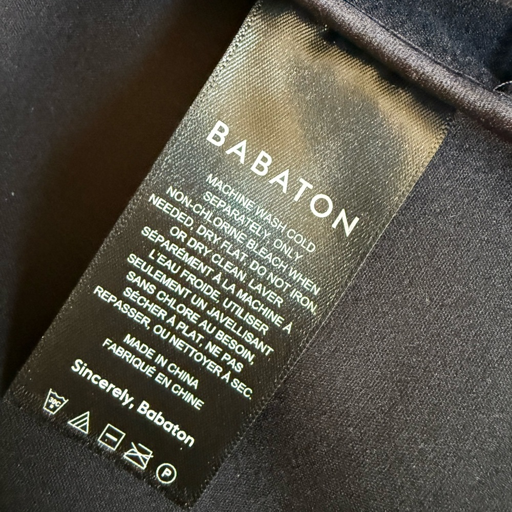 Aritzia Babaton Pelli Faux Leather Shirt Jacket Black XS - Picture 10 of 11